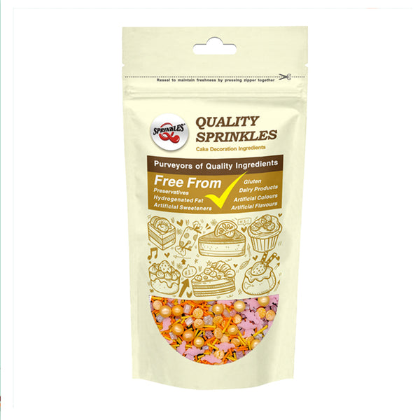 Volcanic Tango - Gluten Free Halal Certified Sprinkles Medley For Cake