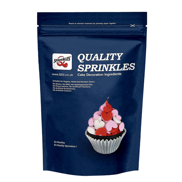 Bulk Pack Confetti Super Heart - Nuts Free Sprinkles Cake Decoration