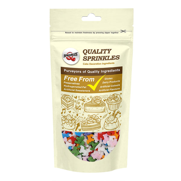 Rainbow Confetti Dog - Kosher Certified Dairy Free Sprinkles For Cake