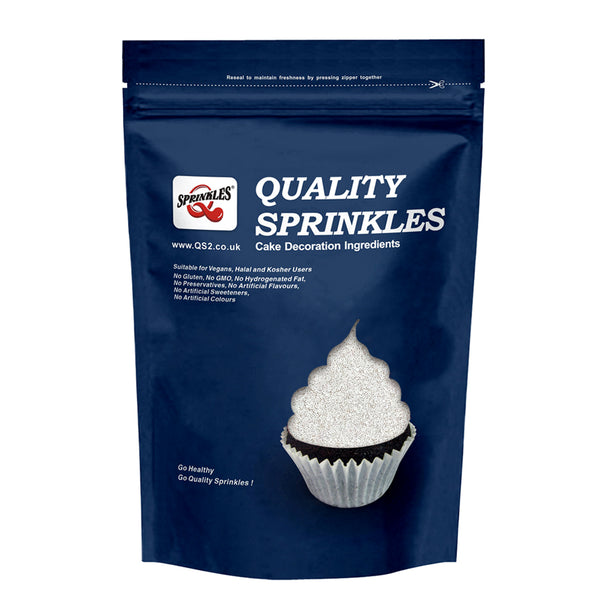 White Sugar Crystals - No Soya Clean Label Sprinkles Cake Decoration