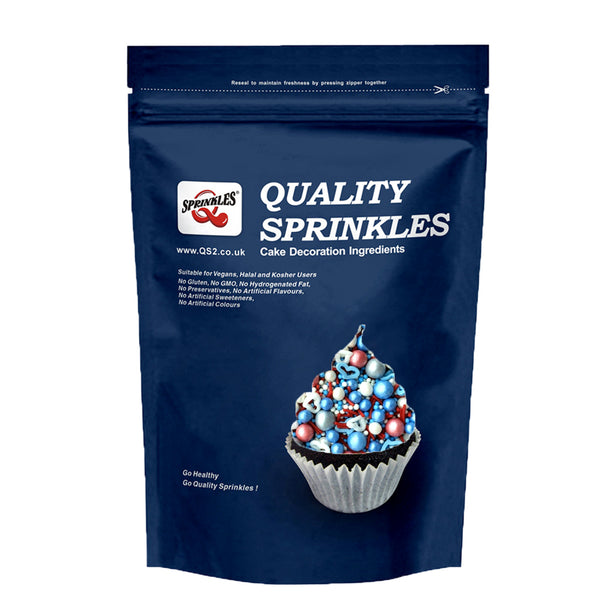 Passion Blue - Gluten Free Halal Certified Sprinkles Blend Cake Decor