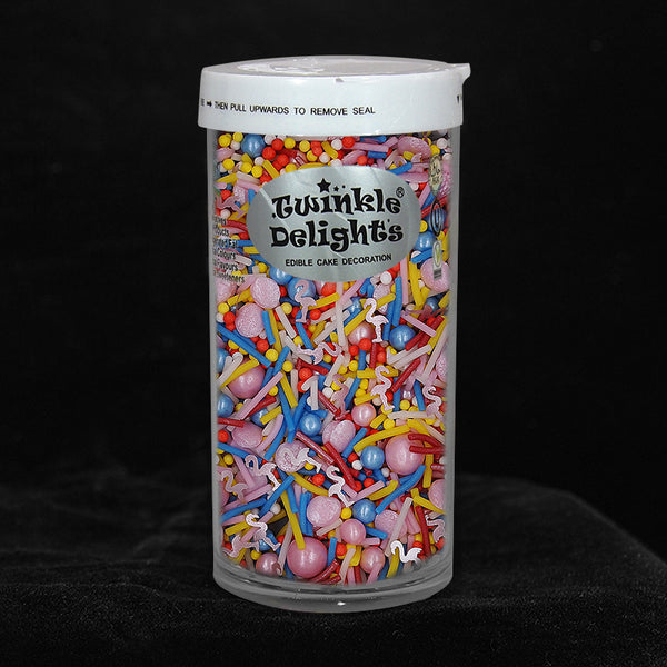 Flamingle Sprinkles - Gluten Free Nuts Free Sprinkles Blend For Cake