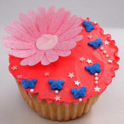 Hearts & Flowers - 6 Cell Shaker No Dairy No Soya Sprinkles Cake Decor