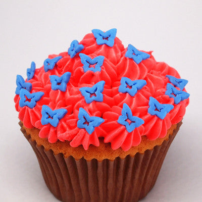 Blue Confetti Butterfly - No Dairy Soya Free Halal Certified Sprinkles