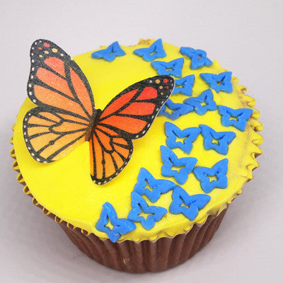 Blue Confetti Butterfly - No Dairy Soya Free Halal Certified Sprinkles