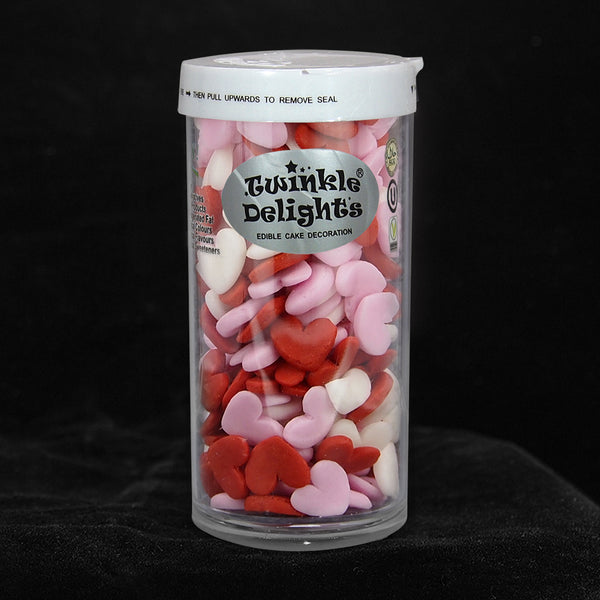 Valentine Confetti Super Heart - No Nuts Natural Ingredients Sprinkles