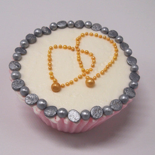 Gold 4mm Pearls - Nuts Free Halal Ceritifed Sprinkles Cake Decoration