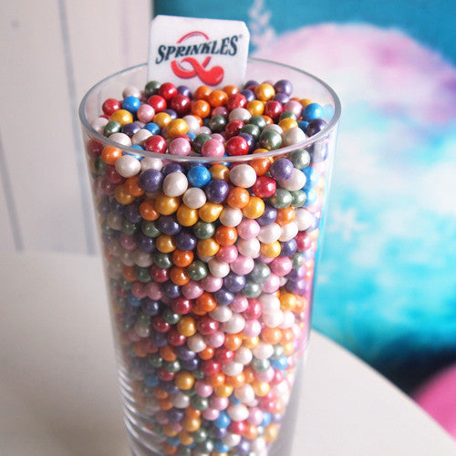 Pearlized Rainbow 6 in 1 shaker - Gluten Free Nuts Free Sprinkles