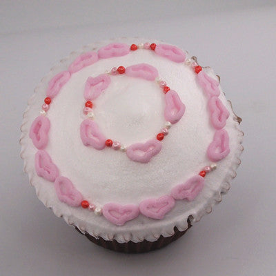 Posh Pink - Non Gluten Nut Free Vegan Sprinkles 4 Cell Shaker For Cake