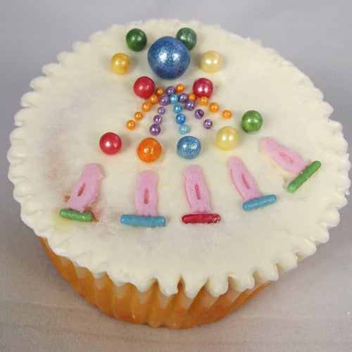 Pearlized Blue 6 in 1 shaker - No Gluten Nut Free Sprinkles Cake Decor