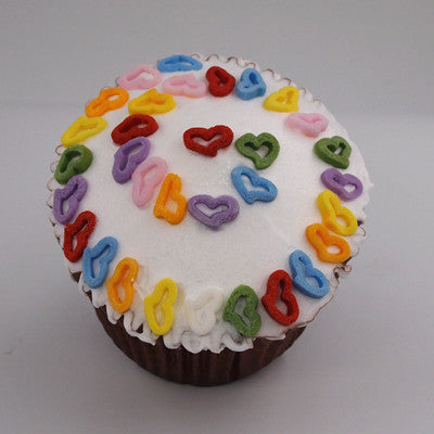 Rainbow Confetti Angel Heart - Nuts Free Halal Certified Sprinkles