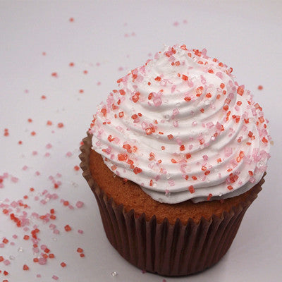 Red Sugar Crystal - Nuts Free Kosher Certified Sprinkles For Cupcake