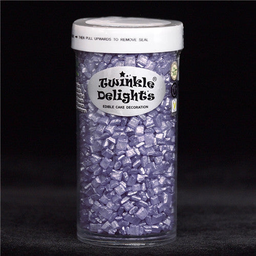 Shimmer Purple Sparkling Sugar - No Soya No Nuts Clean Label Sprinkles