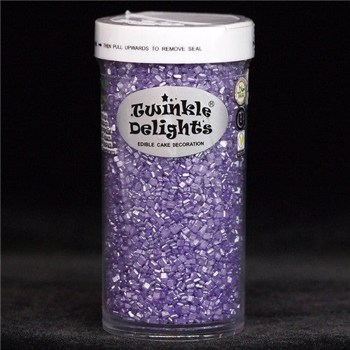 Shimmer Purple Sugar Crystals - Nuts Free Kosher Certified Sprinkles