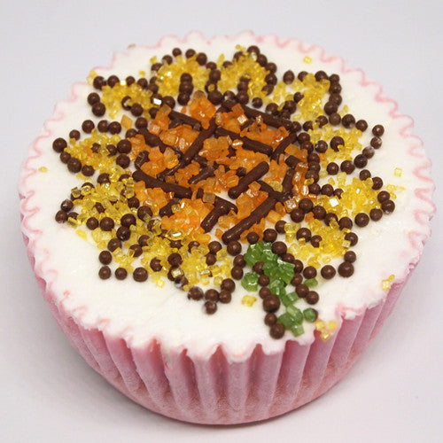 Orange Sugar Crystals - No Dairy No Soya Natural Ingredients Sprinkles